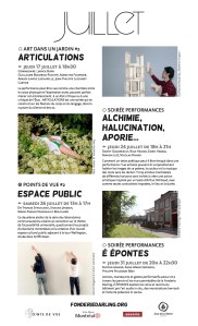 programmation juillet